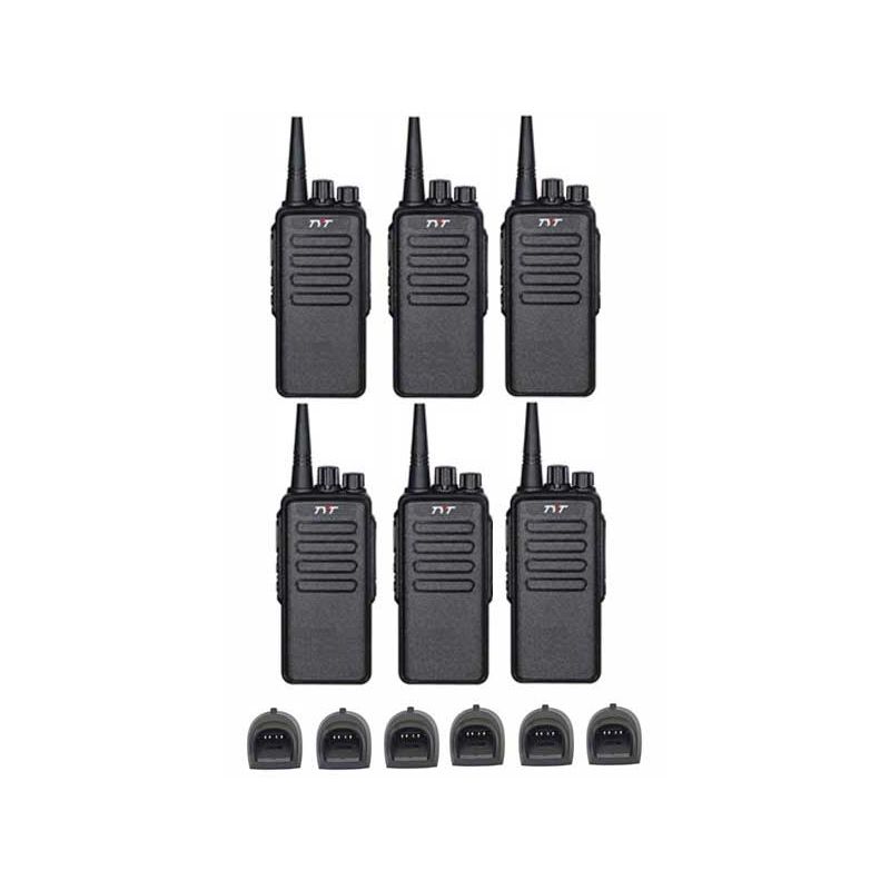 Set Van 6 TYT TC 3000A UHF IP55 10Watt Portofoons