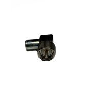 DV plug 90 graden NC-280 voor 5mm kabel