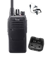 Icom IC-F29SR2 UHF PMR446 IP67 Waterdicht met beveiliging oortje