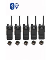 Set van 5 Hytera HP605G DMR UHF IP67 5W GPS, Bluetooth en tafellader