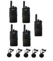 Set van 5 TYT TC-555 UHF 2Watt compacte Portofoons