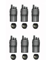 Set van 6 Wouxun KG-833 UHF IP55 5Watt