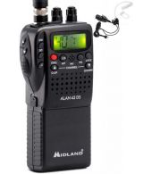 Midland Alan 42DS 27mc Portofoon 4 Watt FM/AM met beveiliging oortje