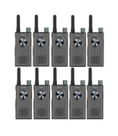 Set van 10 Hytera S1 LF vergunning vrije analoge UHF PMR446 portofoons