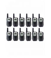 Set van 12 Retevis RT388 walkie talkies zwart