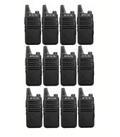 Set van 12 Retevis RT622 vergunning vrije UHF mini portofoons PMR446 