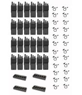 Set van 24 Motorola R2 UHF Analoog IP55 5Watt met multilader en D-shape oortje