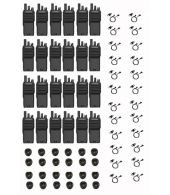 Set van 24 Motorola R2 UHF DMR Digitaal IP55 5Watt met tafellader en D-shape oortje