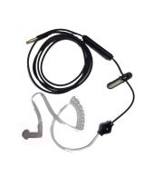 Beveiliging headset Zello Zwart met PTT voor Smartphone 3,5mm aansluiting